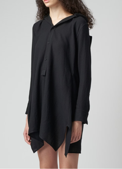 YOHJI YAMAMOTO Women Hood Mini Dress