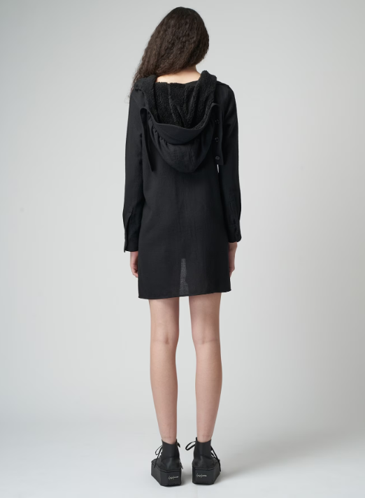 YOHJI YAMAMOTO Women Hood Mini Dress