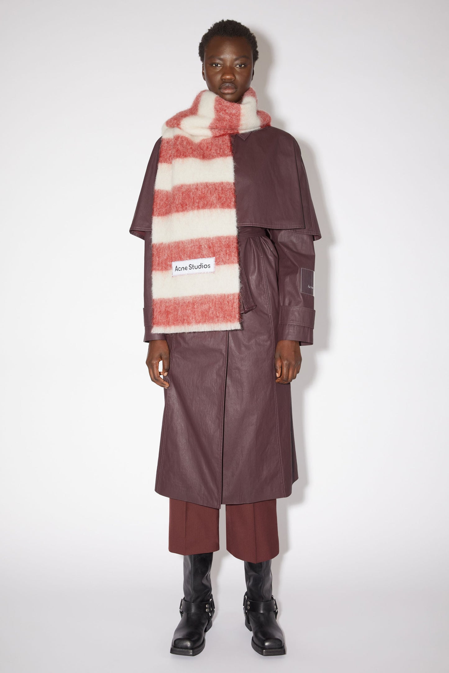 ACNE STUDIOS Wool-Blend Stripe Scarf