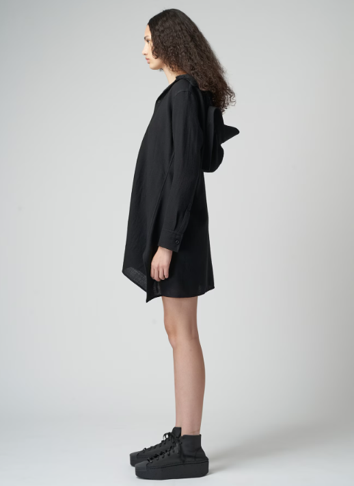 YOHJI YAMAMOTO Women Hood Mini Dress