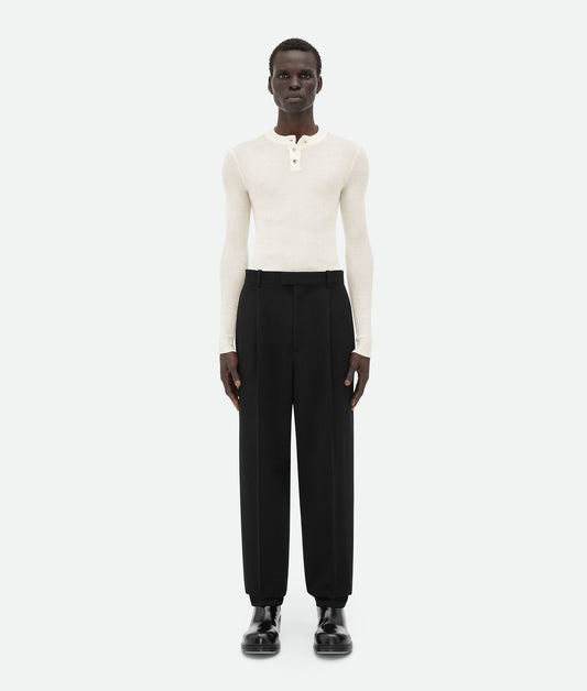 BOTTEGA VENETA Men Satorial Grain De Poudre Trousers