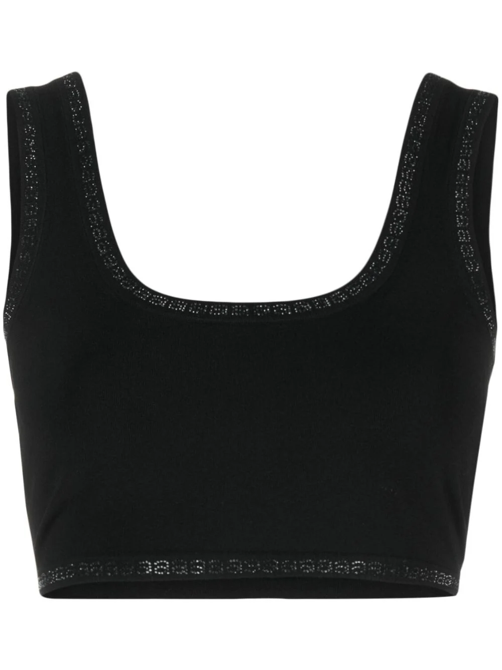 ALEXANDER WANG Women Logo Pointelle Cami Tank