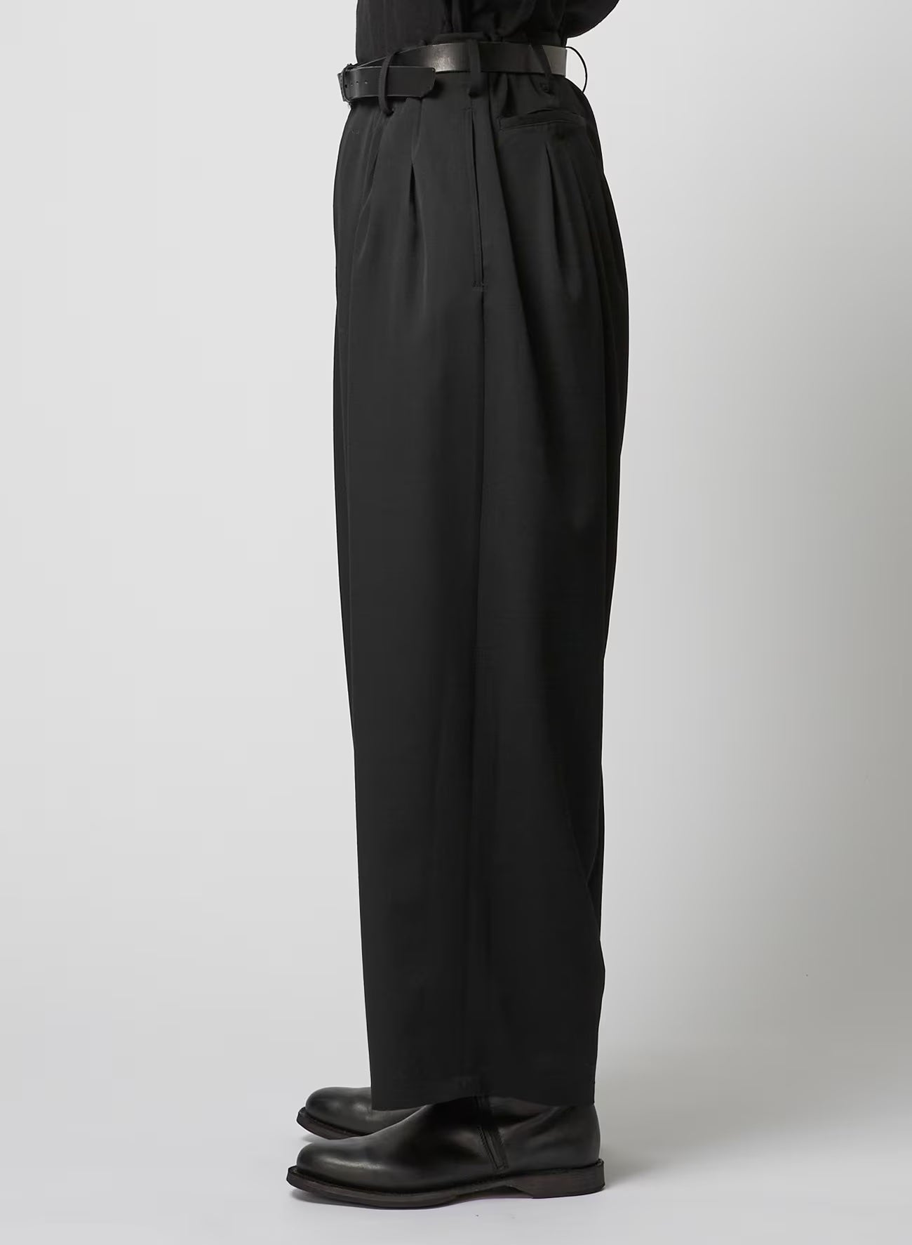 YOHJI YAMAMOTO POUR HOMME S-12 Tucks Pants