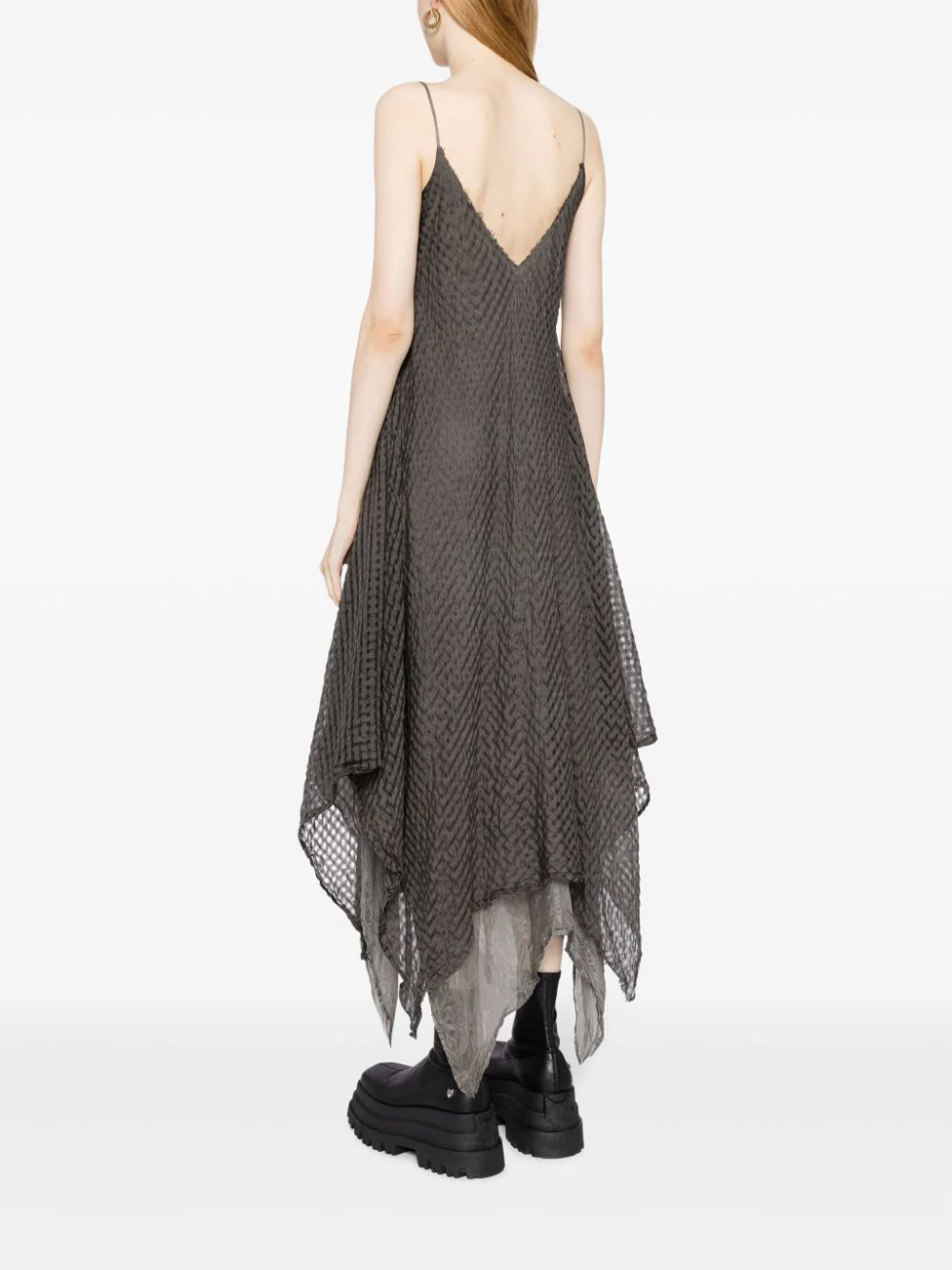 MARC LE BIHAN Womens Layered Slip Dress