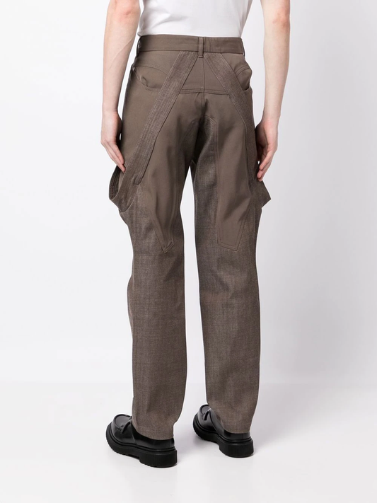 NAMESAKE MEN LAMAR CARROT WIDE TROUSER