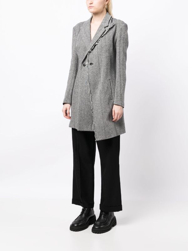 Y'S WOMEN U-Double Front Jacket