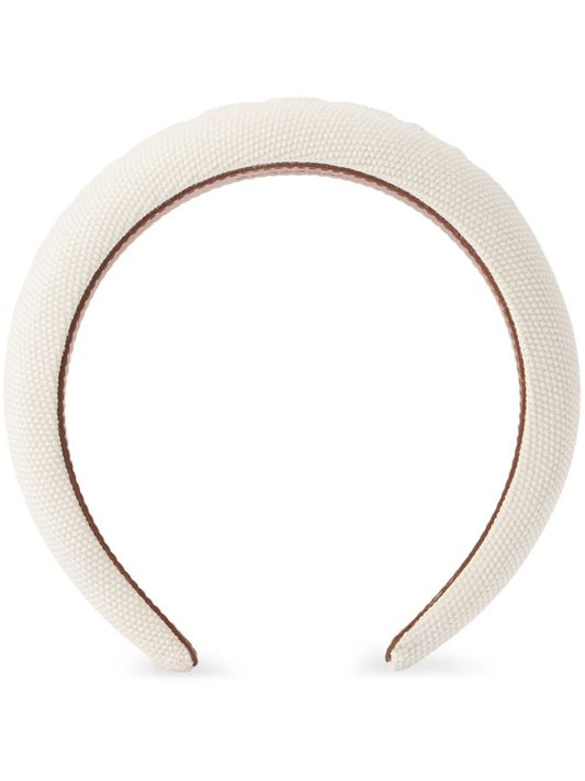 BURBERRY WOMEN Debossed Label Headband