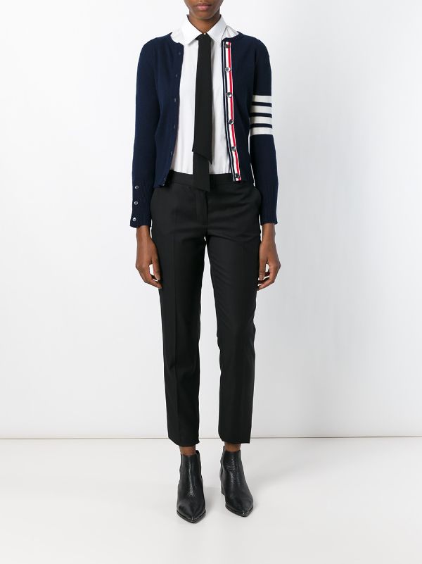 THOM BROWNE Women Classic Cashmere Crewneck Cardigan