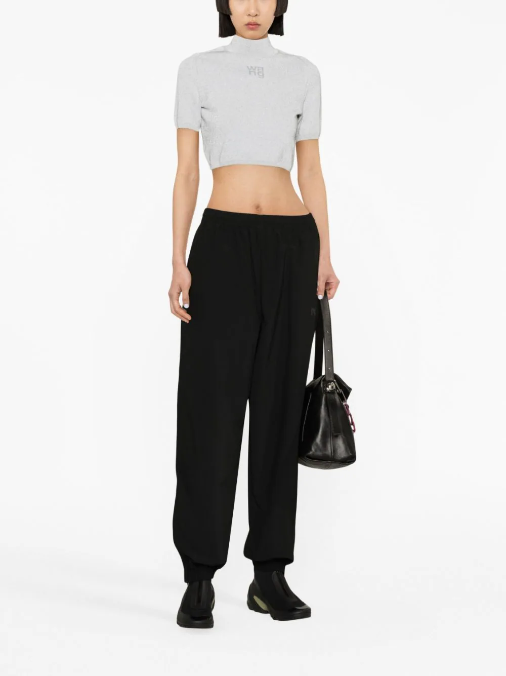 ALEXANDER WANG Women Wang Puff Logo Track Pants