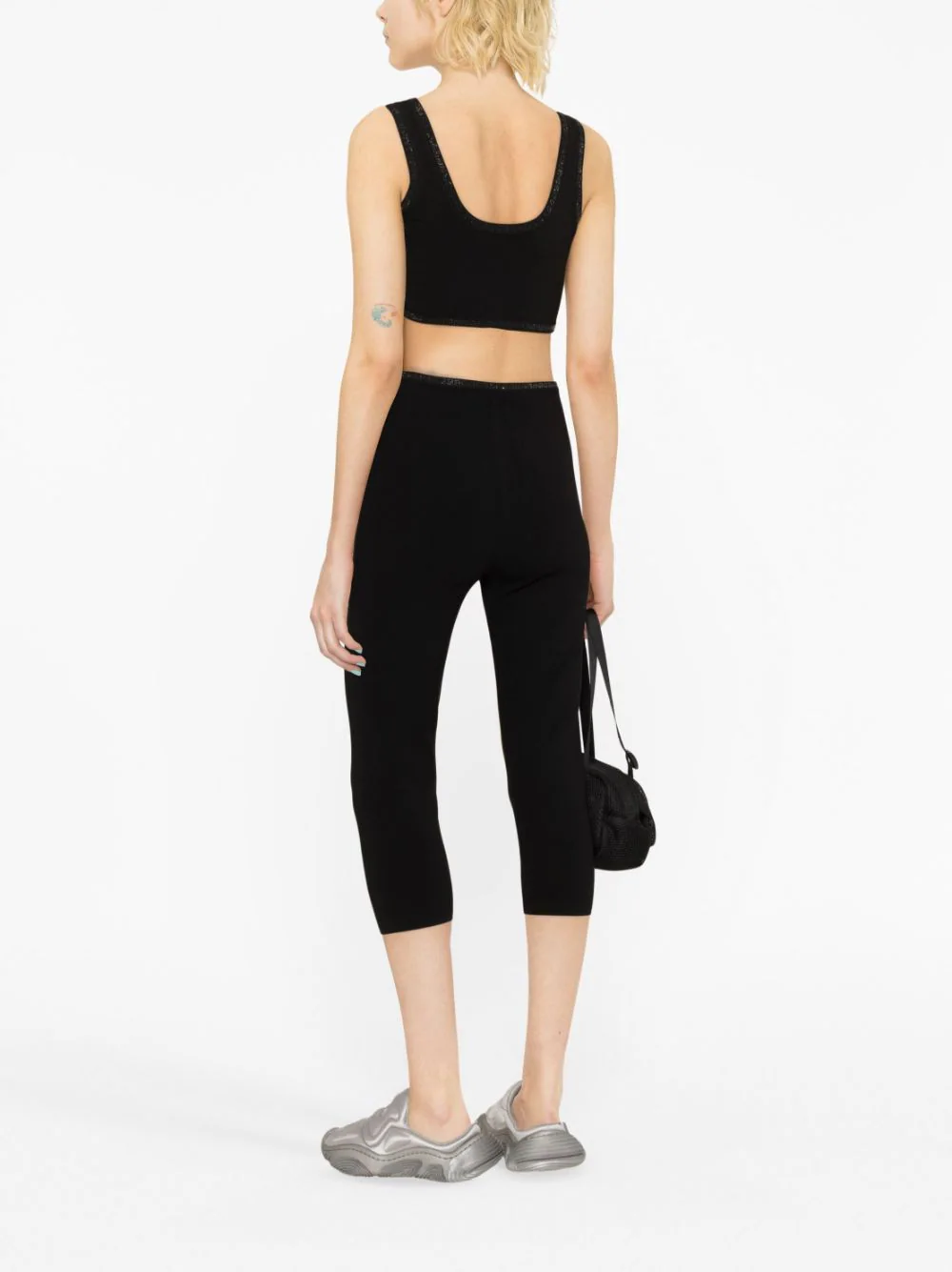 ALEXANDER WANG Women Logo Pointelle Cami Tank