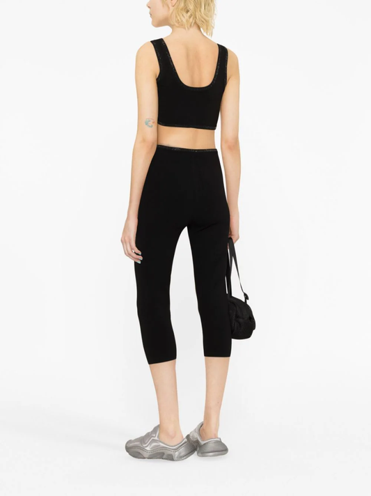 ALEXANDER WANG Women Logo Pointelle Cami Tank