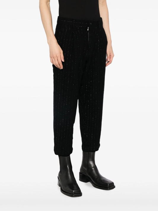 COMME DES GARCONS HOMME PLUS Men Tailored Crystal Trim Straight Pants