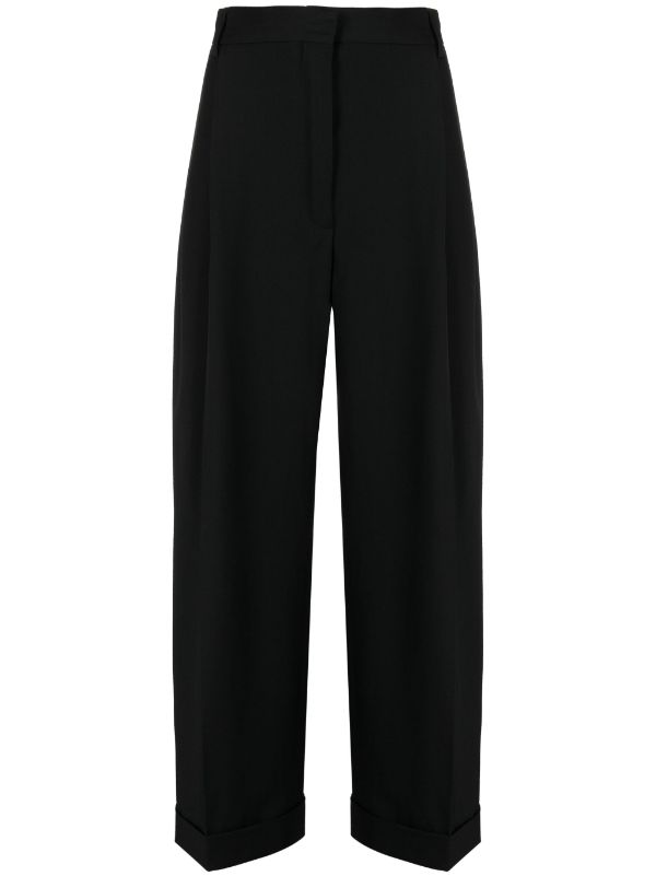 DRIES VAN NOTEN Women Partan Fluid Wool Gabardine Pants