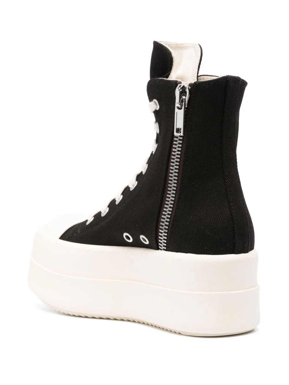 RICK OWENS DRKSHDW Women Mega Bumper Sneakers 911 BLACK/MILK/MILK