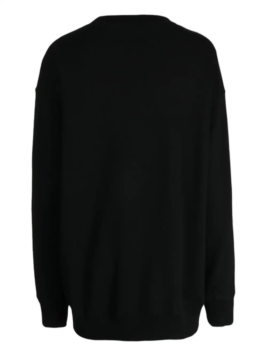 UNDERCOVER Women Black Flocked Sweatshirt