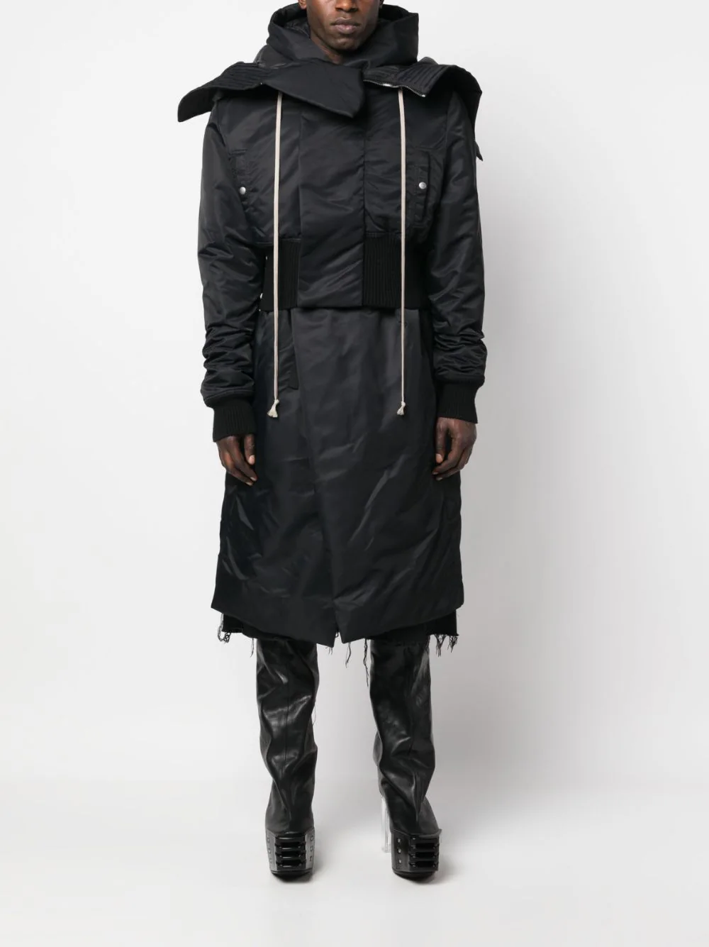 RICK OWENS Men Cropped Alice Parka