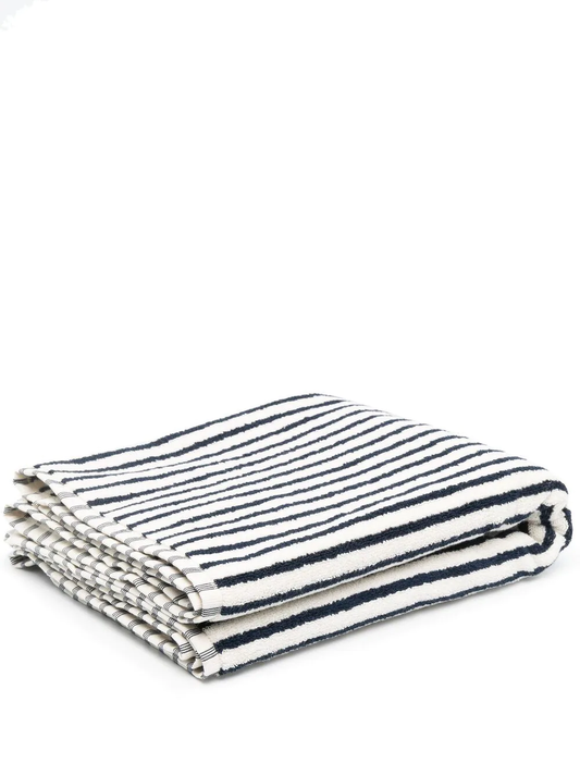 TEKLA Striped Organic Cotton Bath Towel