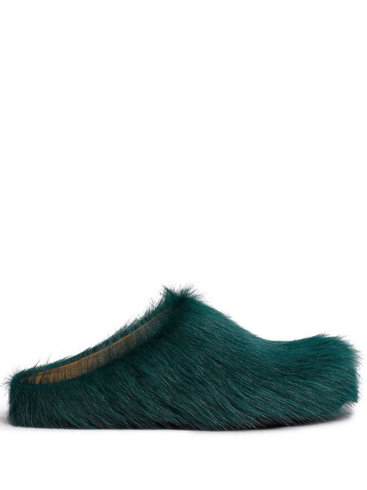 MARNI Women Long Hair Fussbett Sabot Mule