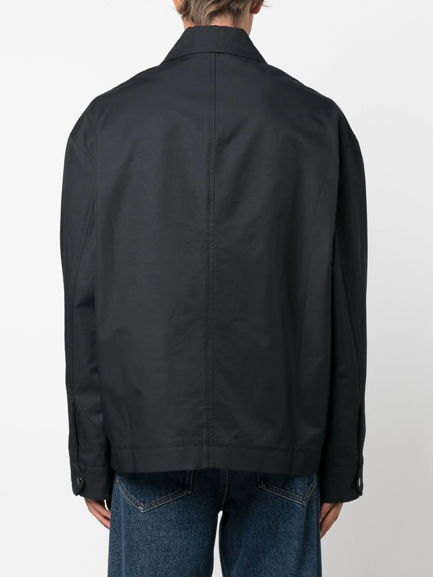 STUDIO NICHOLSON Men Regi Zipped Cargo Jacket