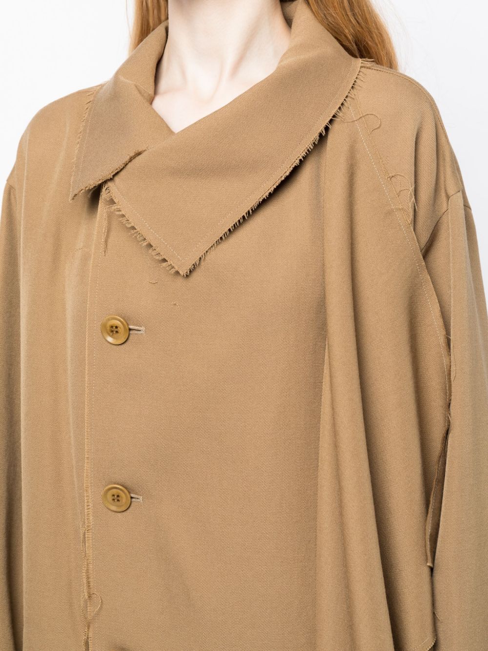 Y'S Women Left Front Plush Coat