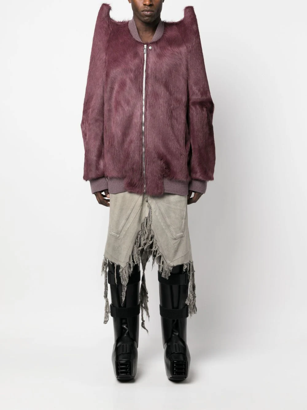 RICK OWENS Men Slivered Skirt