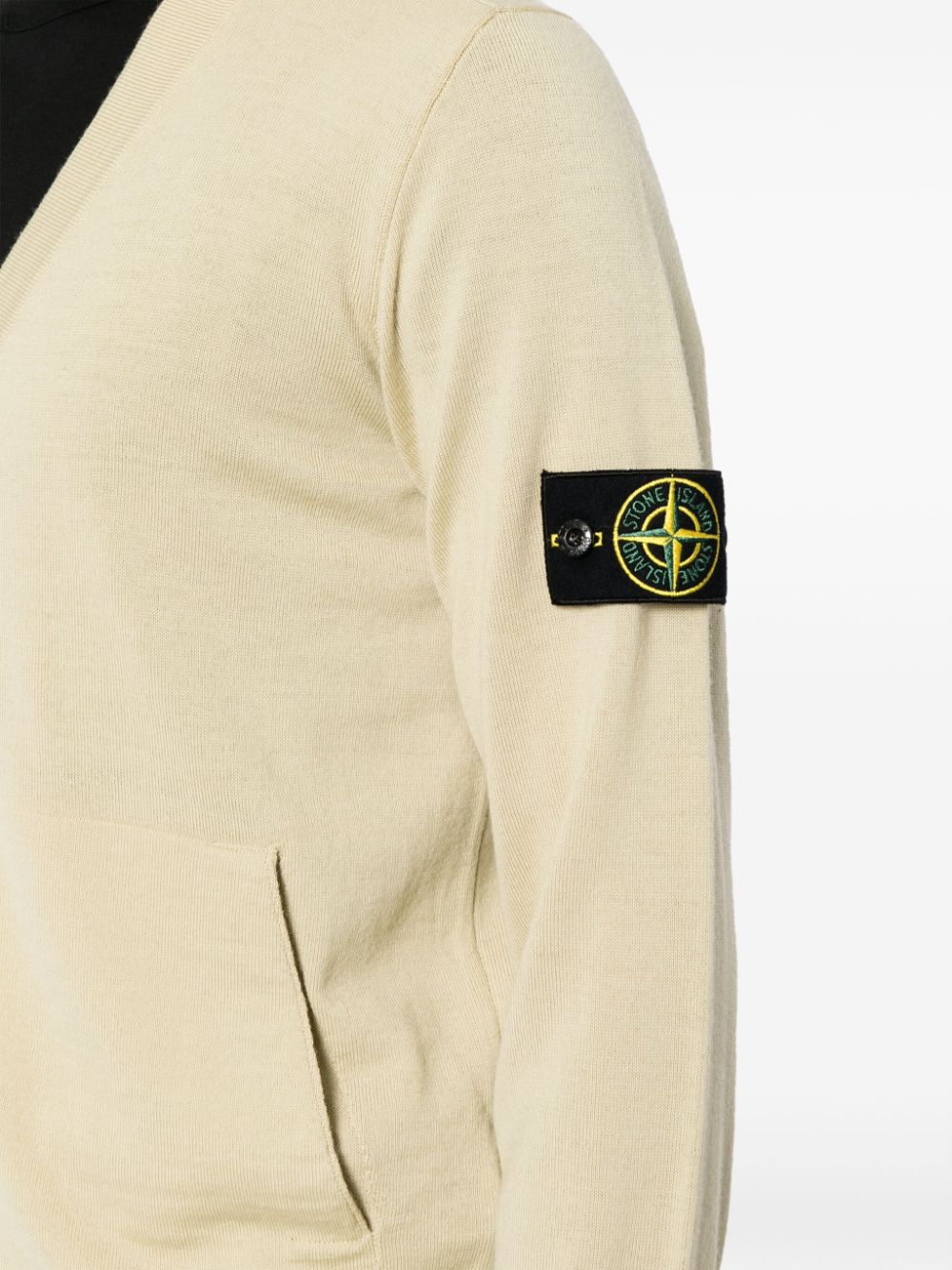 STONE ISLAND MEN Logo Patch Cardigan