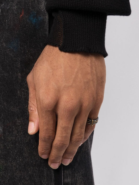 UMA WANG X DETAJ AFRICAN SHORT STACKED RING