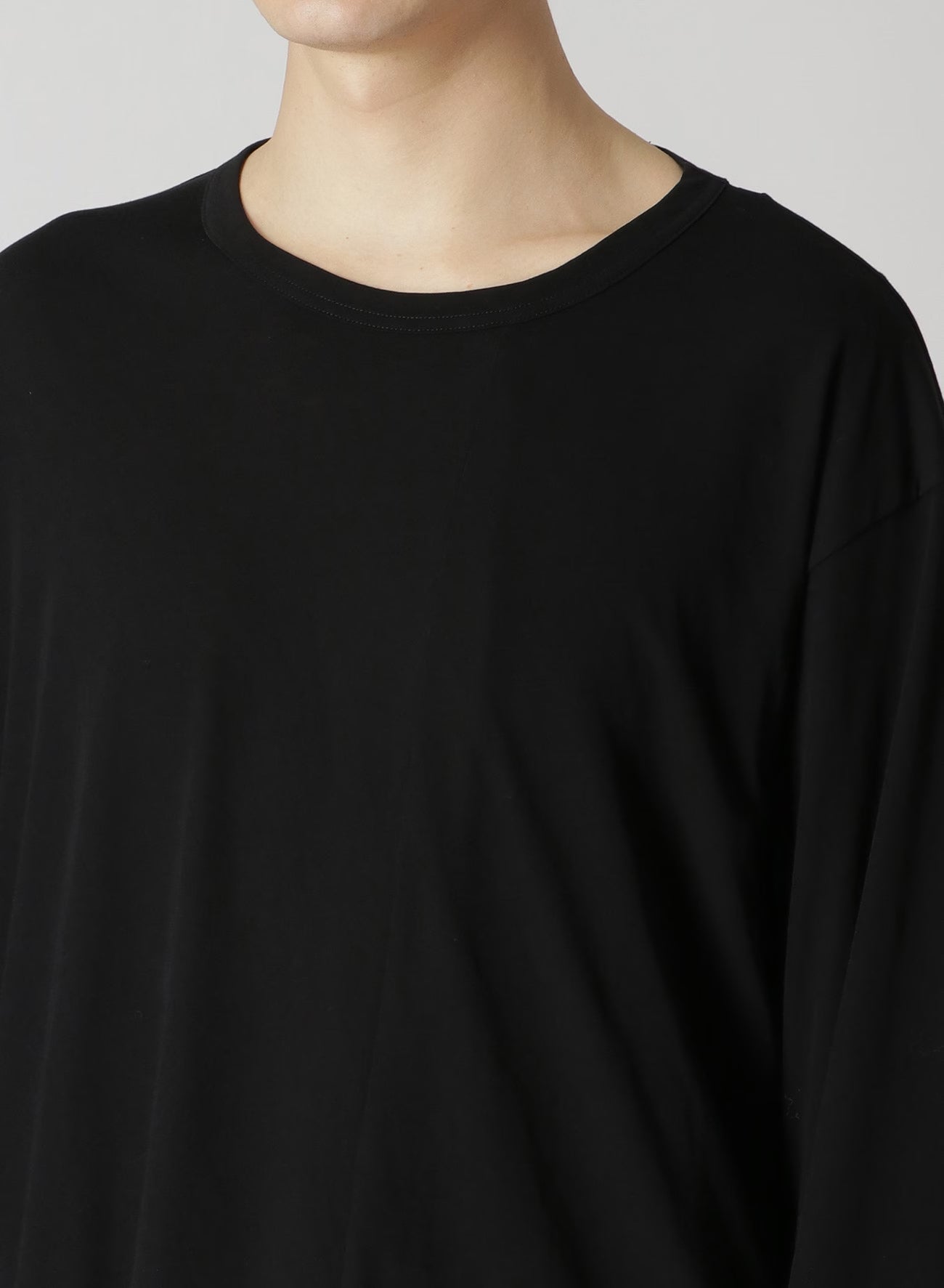 YOHJI YAMAMOTO POUR HOMME Men Asymmetric Long Sleeve Tee