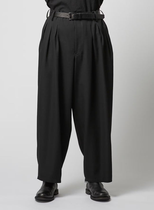 YOHJI YAMAMOTO POUR HOMME S-12 Tucks Pants