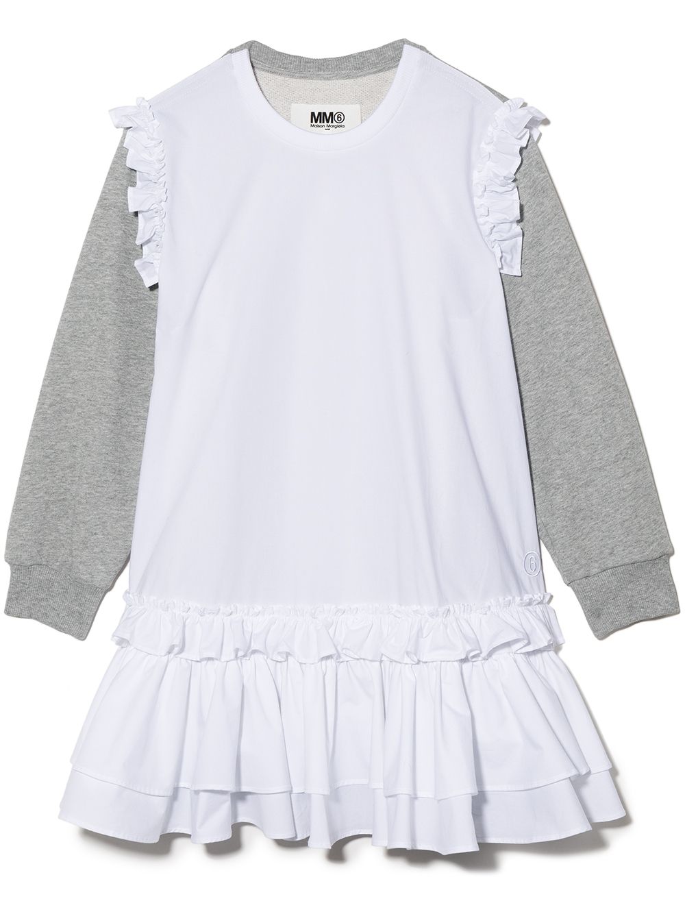 MM6 Kids Sweat Dress With Ruffles