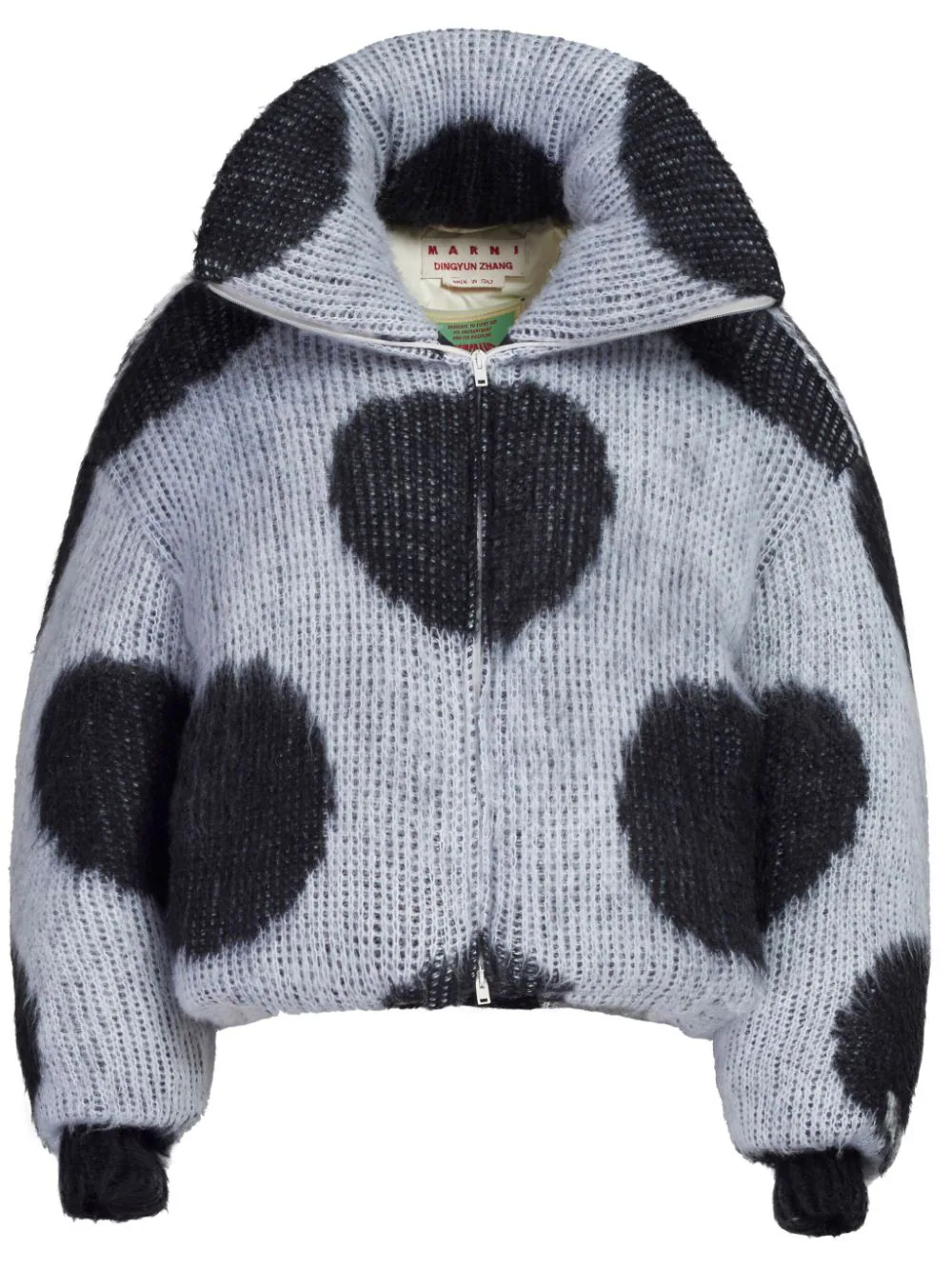 MARNI Women Brushed Dot Fuzzy Jacket