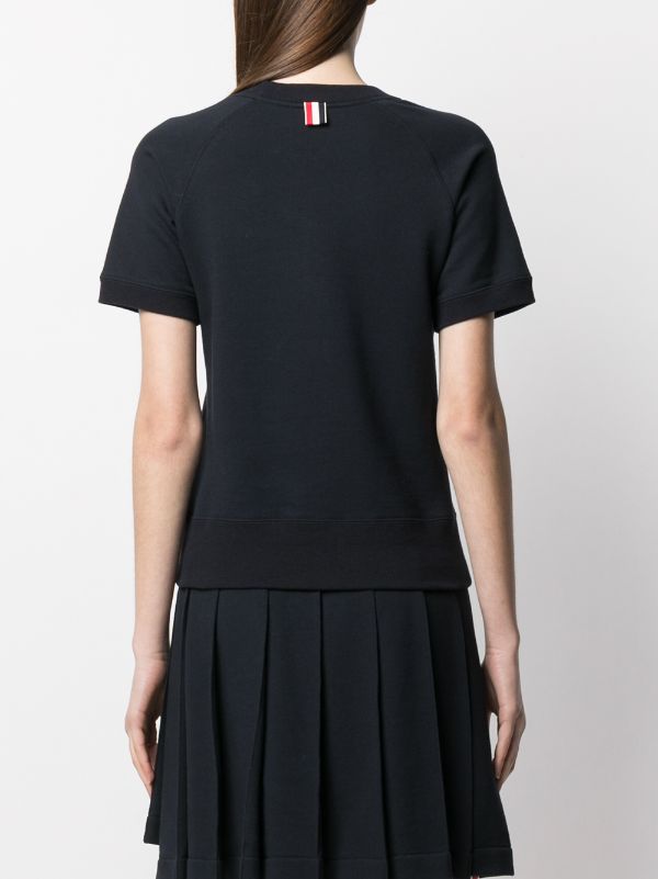 THOM BROWNE Women Short Sleeves Sweatshirt Top