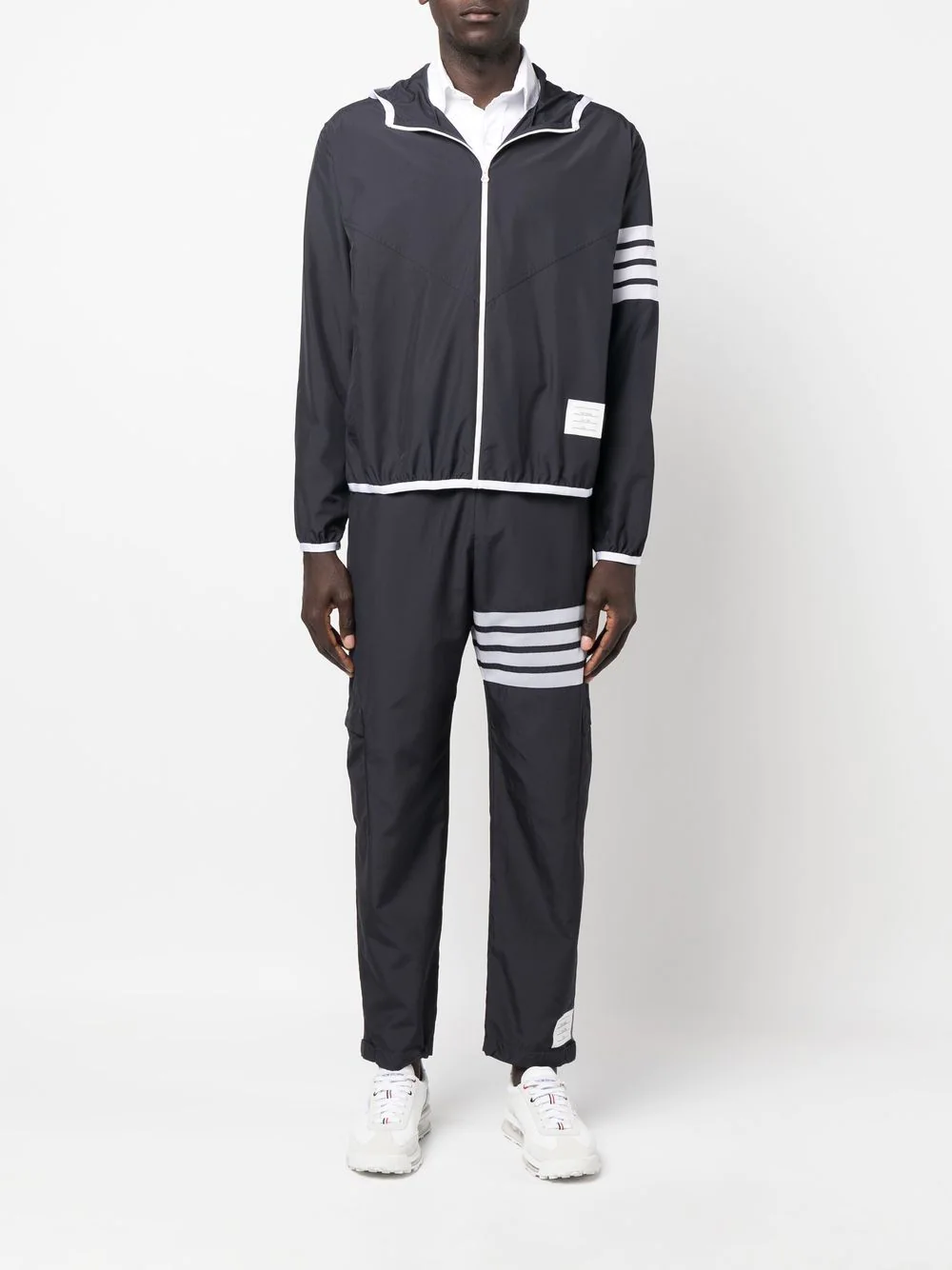 THOM BROWNE Men 4 Bar Packable Mesh Trousers