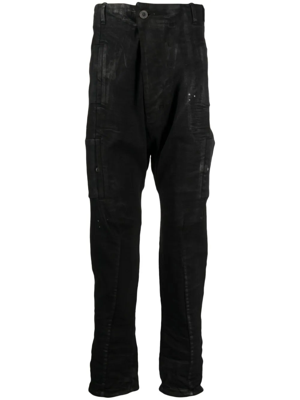 BORIS BIDJAN SABERI Men P24 Drop Crotch Denim Cargo Pants