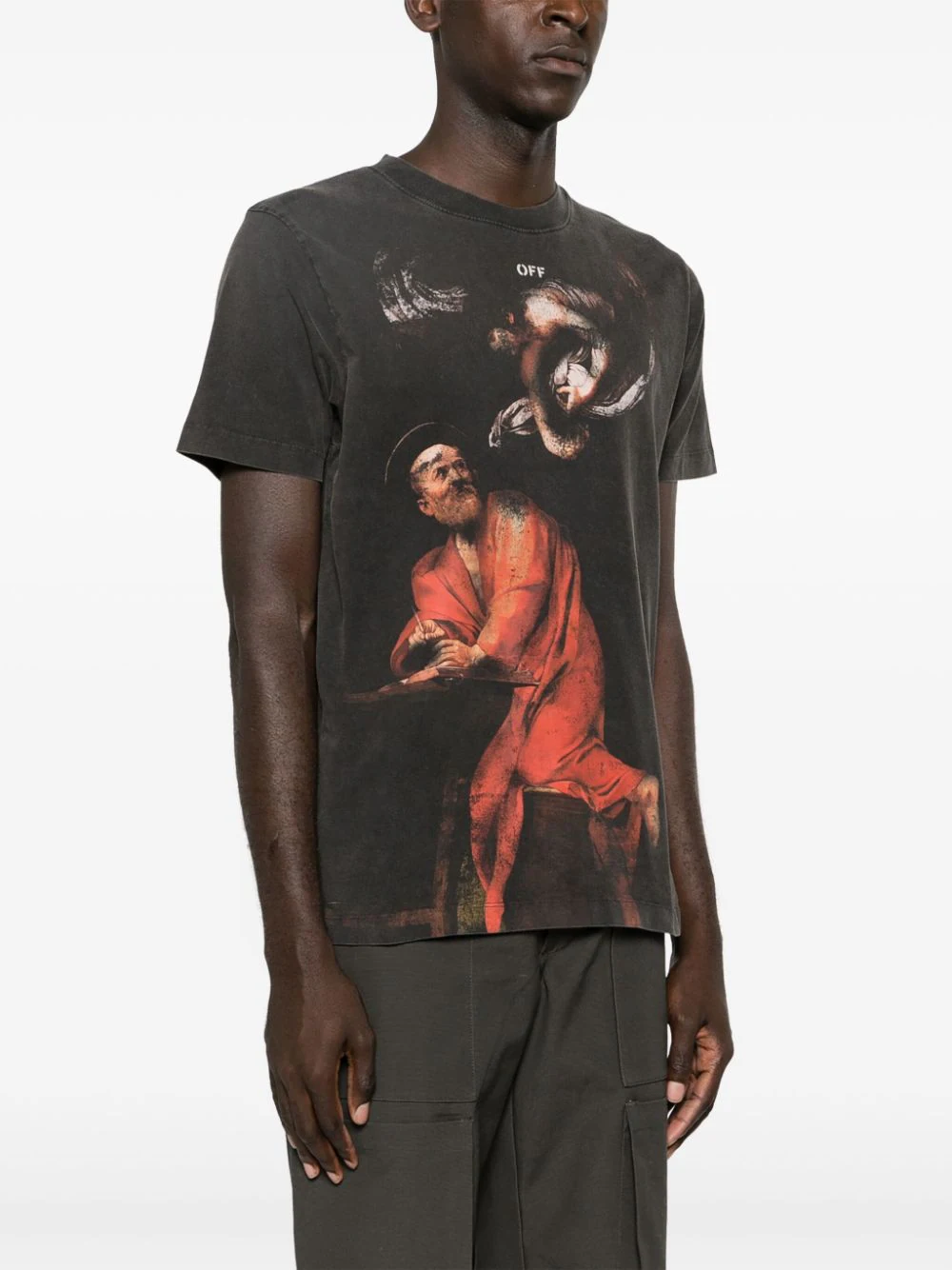 OFF-WHITE Men S.Matthew Slim SS Tee