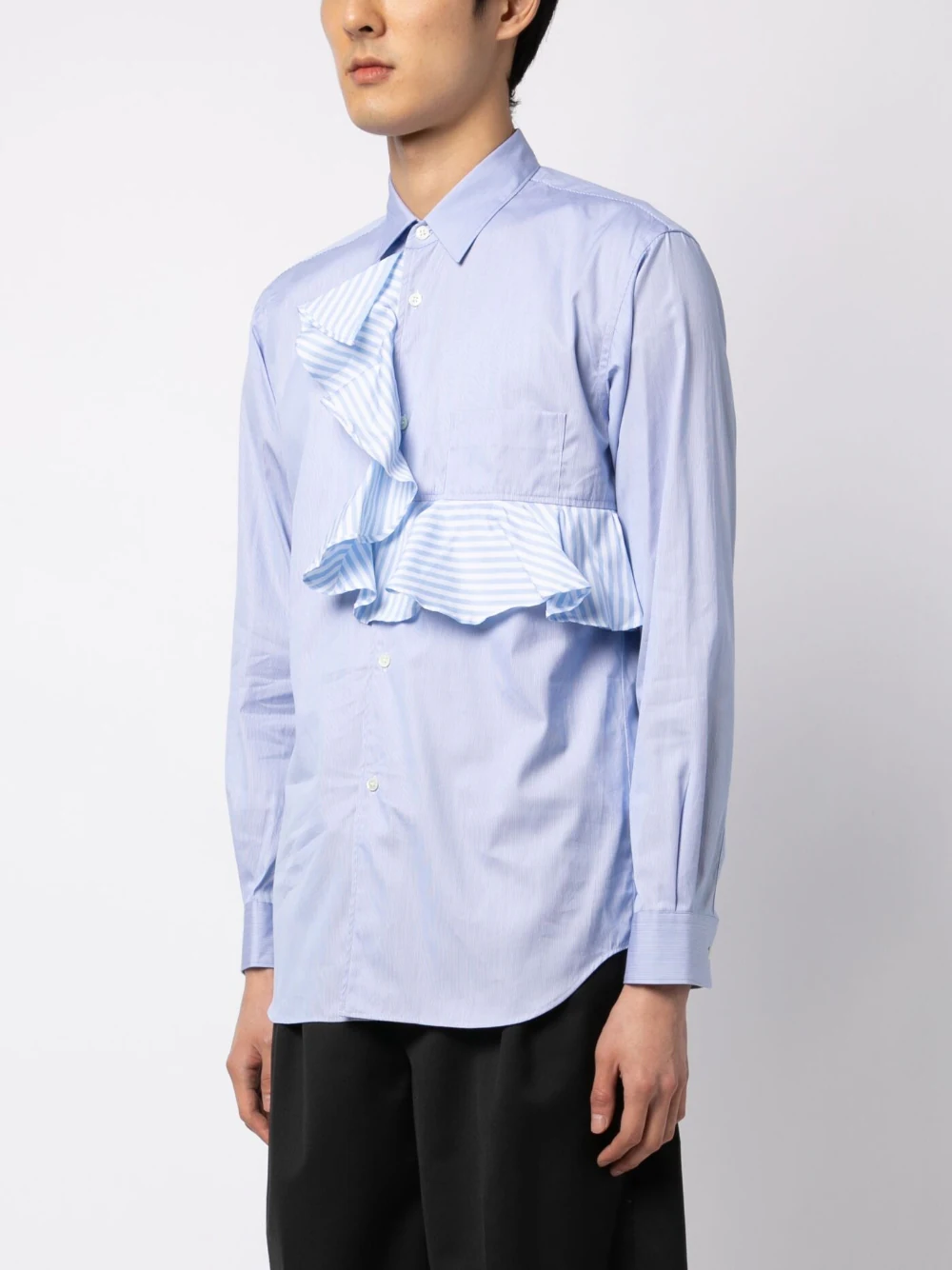 COMME DES GARCONS SHIRT MEN Chest Ruffled Shirt