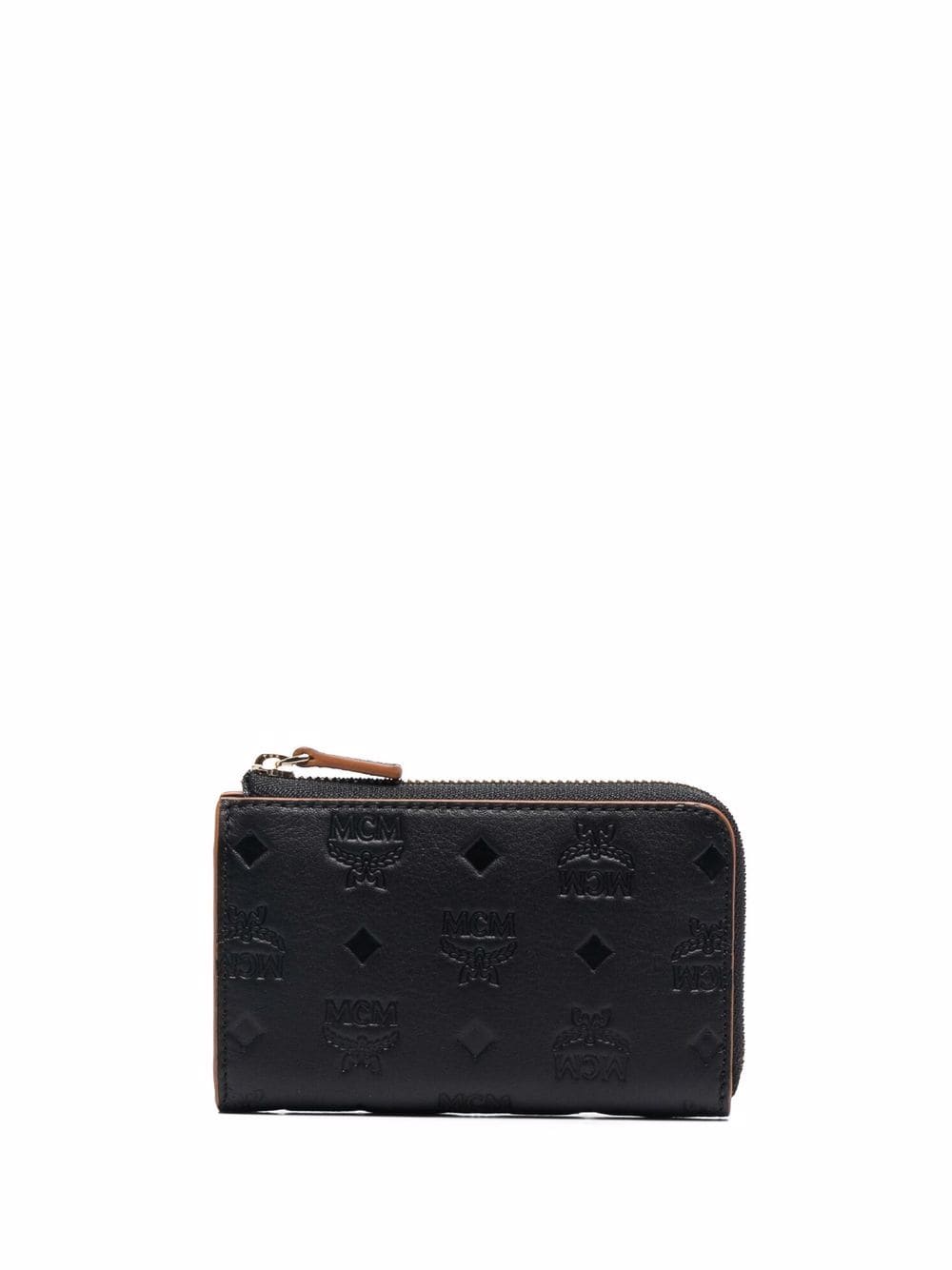 MCM Unisex Medium Klara Monogram Leather Pouch