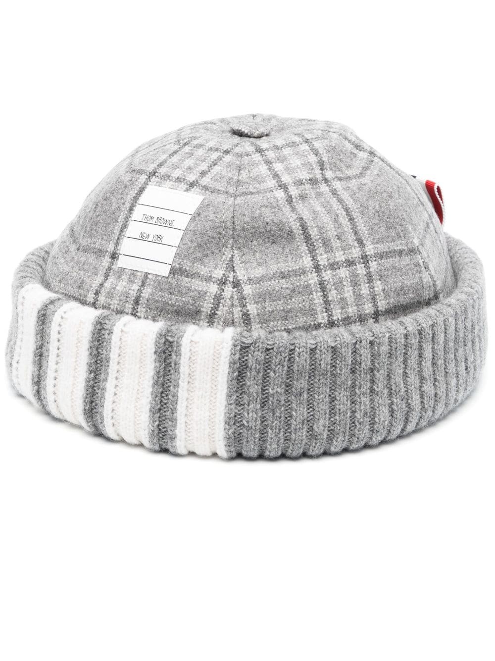 THOM BROWNE Men Knit Rib Brim Hat