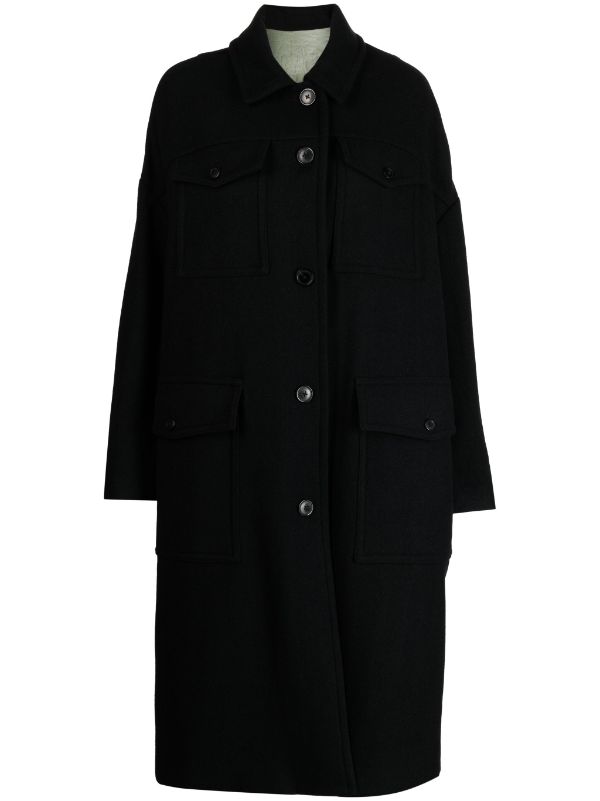 DRIES VAN NOTEN Women Heavy Felt Wool Coat