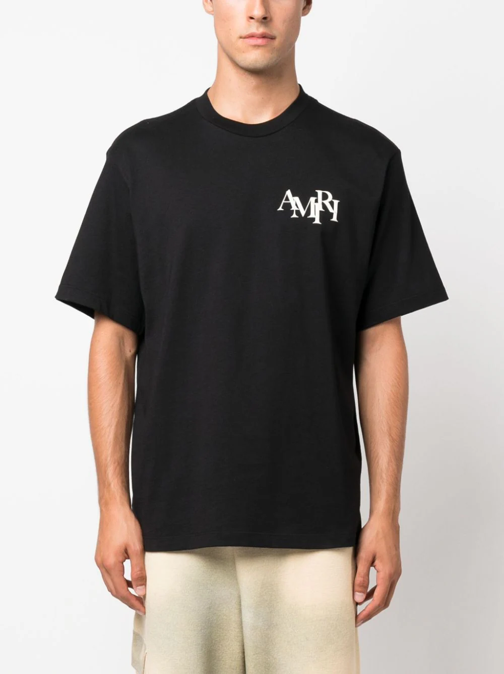 AMIRI Men Staggered Logo Tee