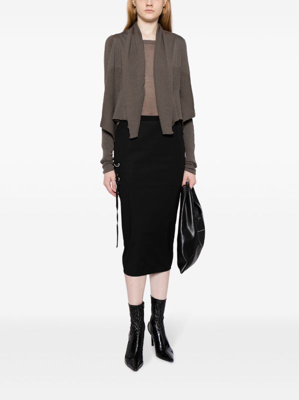 RICK OWENS Women Short Wrap Cardigan