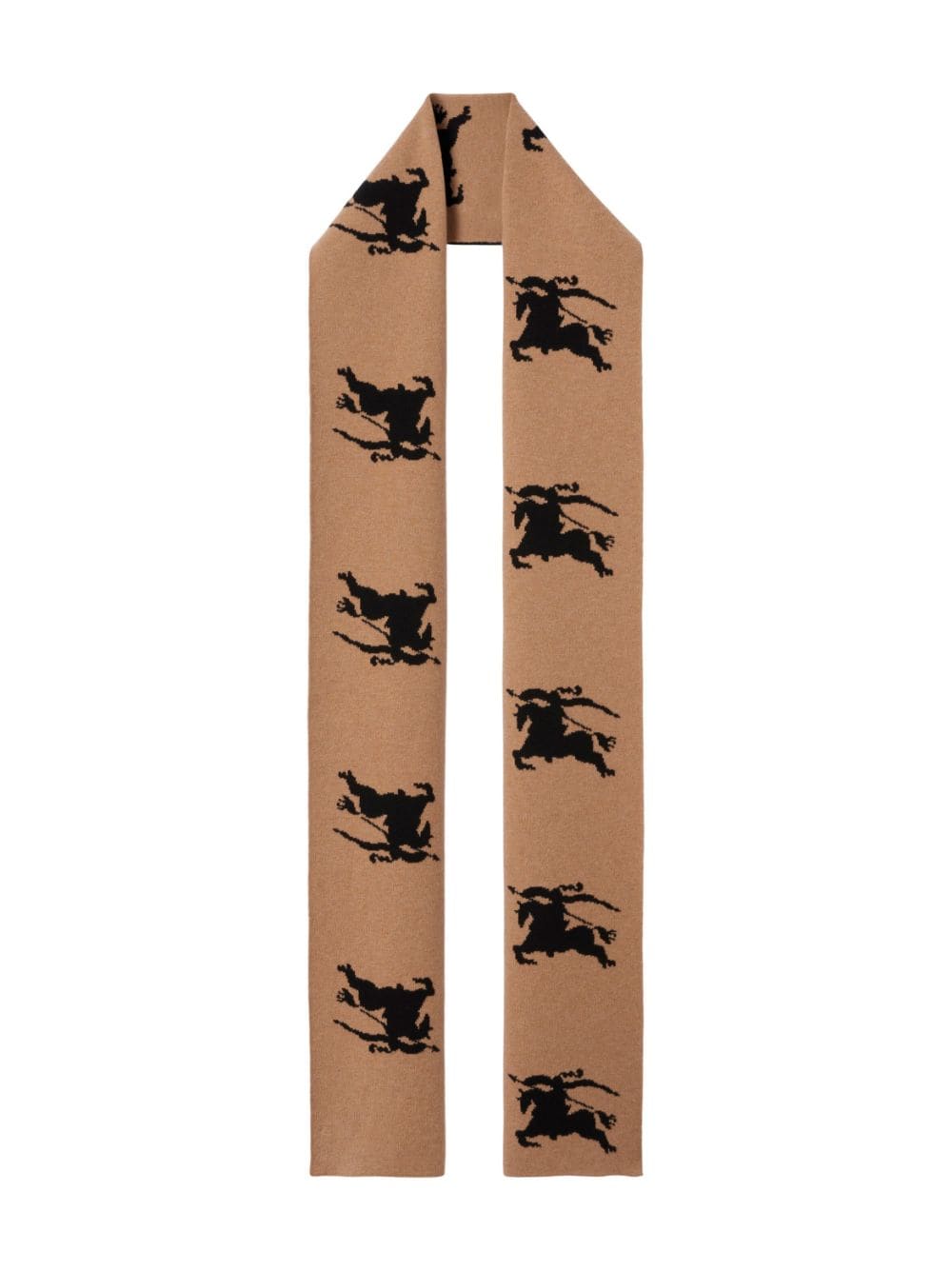 BURBERRY WOMEN Equestrian Wool Scarf