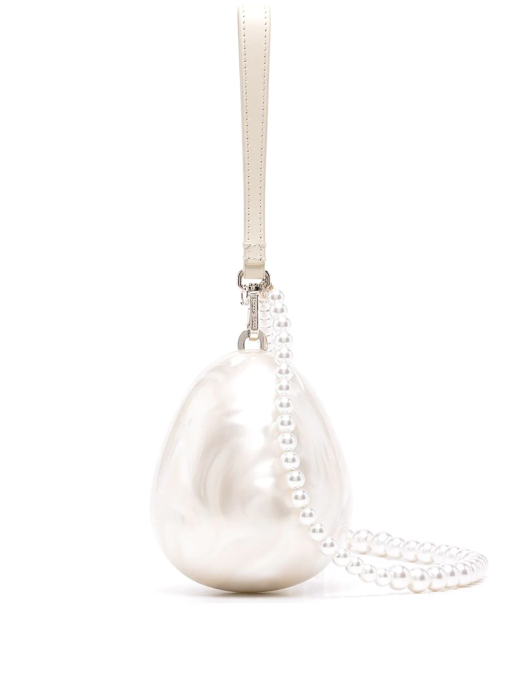 Simone Rocha Women Micro Egg Bag W/ Pearl Crossbody