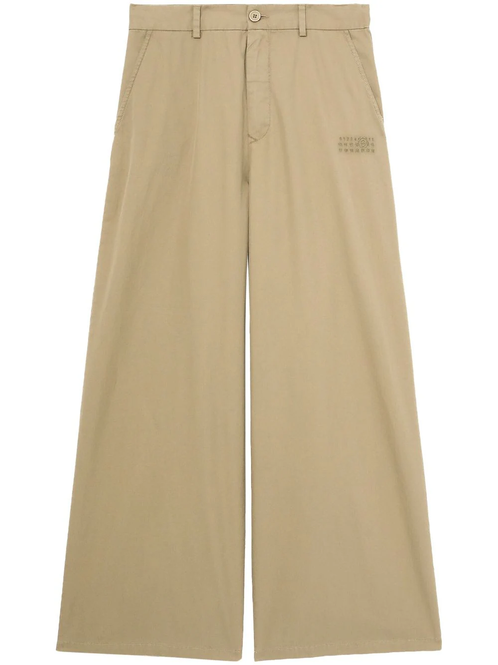 MM6 Women Cotton Wide Leg Pants