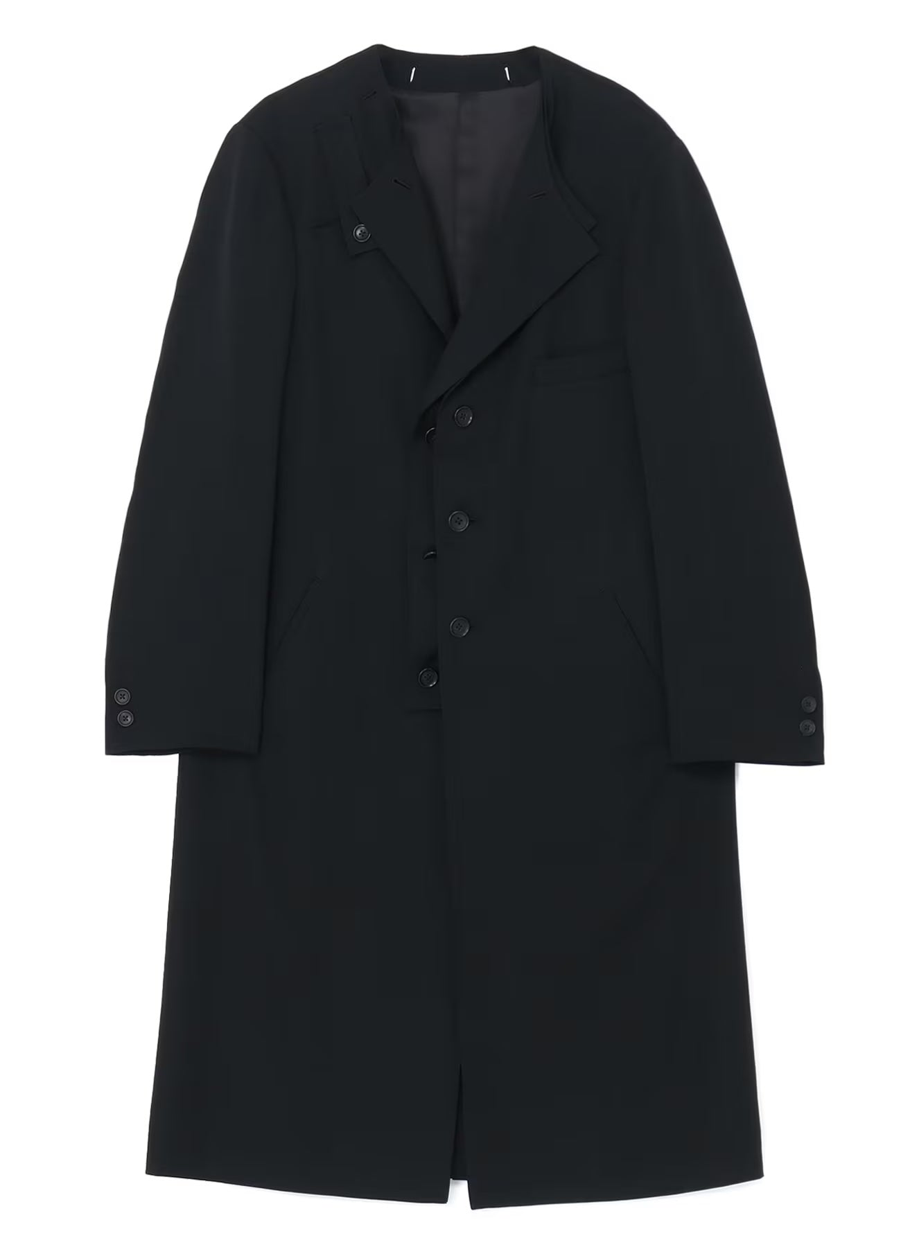 YOHJI YAMAMOTO POUR HOMME I-L Double Layered Stand Collar Jacket