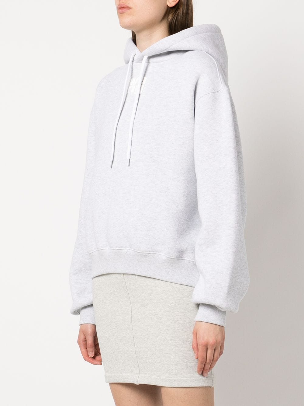 T BY ALEXANDER WANG Women Essential Puff Logo Terry Hoodie