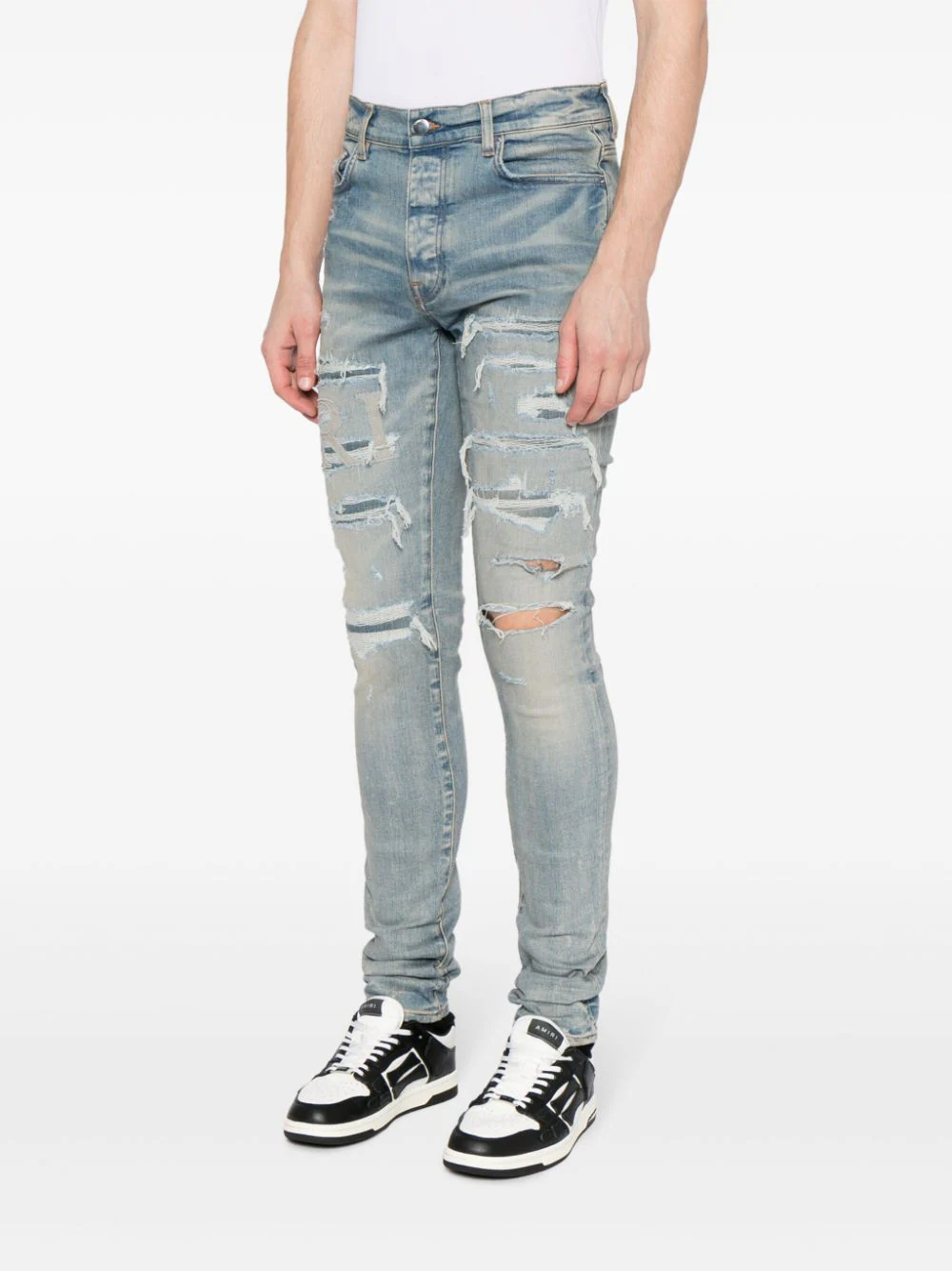 AMIRI Men Repair Logo Thrasher Jean