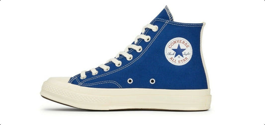 COMME DES GARCONS PLAY X CONVERSE CHUCK TAYLOR High Top Sneakers