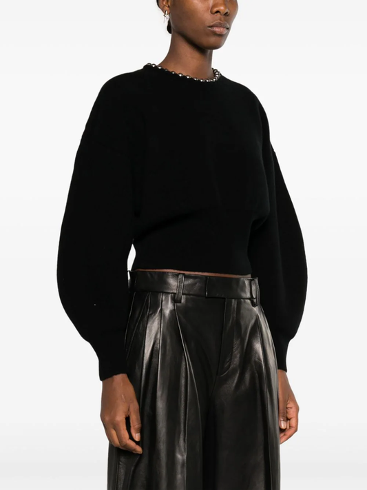ALEXANDER WANG Women Pullover With Ball Chain Necklace