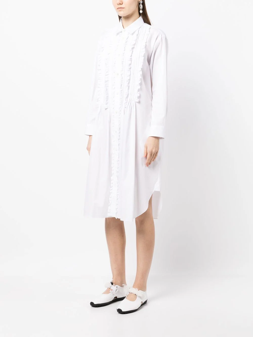 TAO COMME DES GARCONS WOMEN RUFFLE SHIRT DRESS